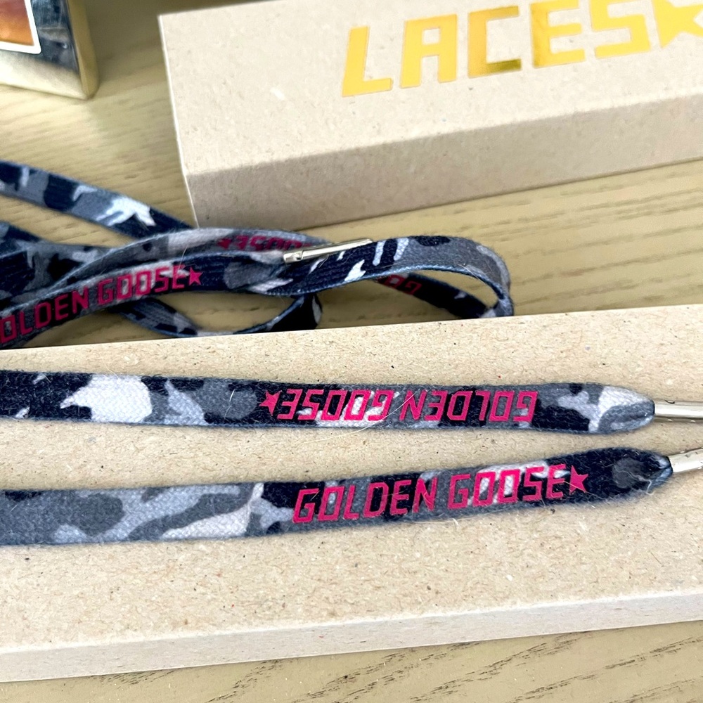 Golden Goose Camo Laces